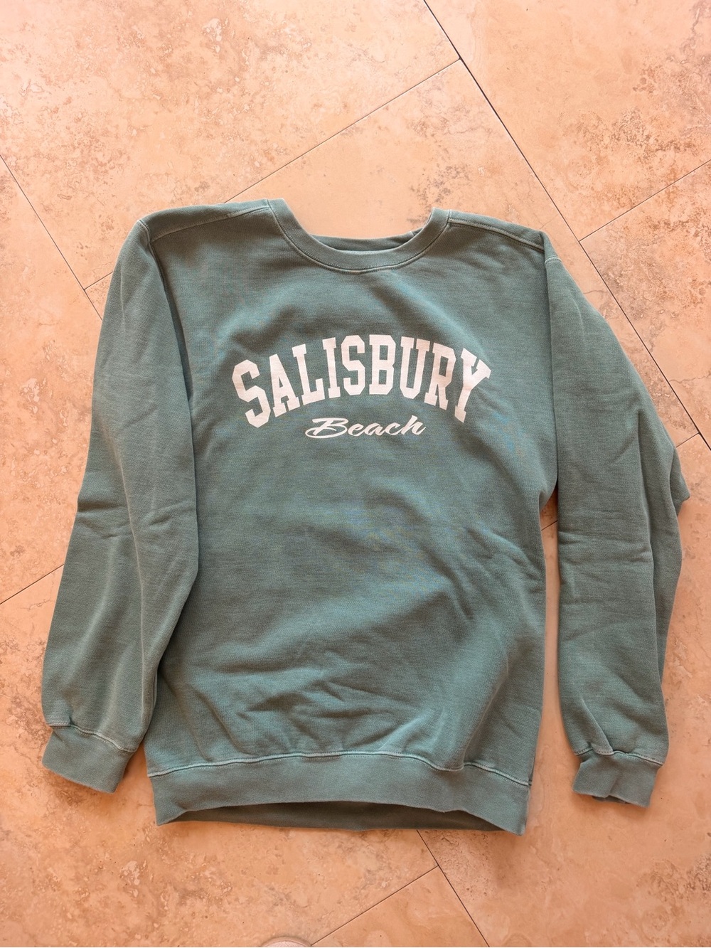 Comfort Colors Salisbury Beach Crewneck Sweatshirt - Teal Green